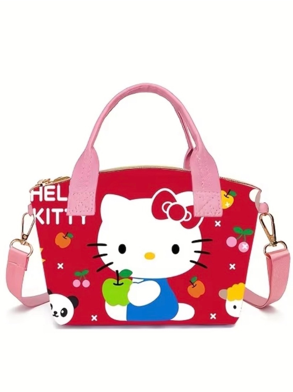 Hello Kitty Red and Pink Kids Top-Handle Satchel